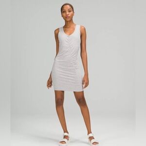 Lululemon LA Tight To Body Ruched Asymmetrical Dress